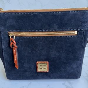 Suede Allison Crossbody Bag Dooney and Bourke